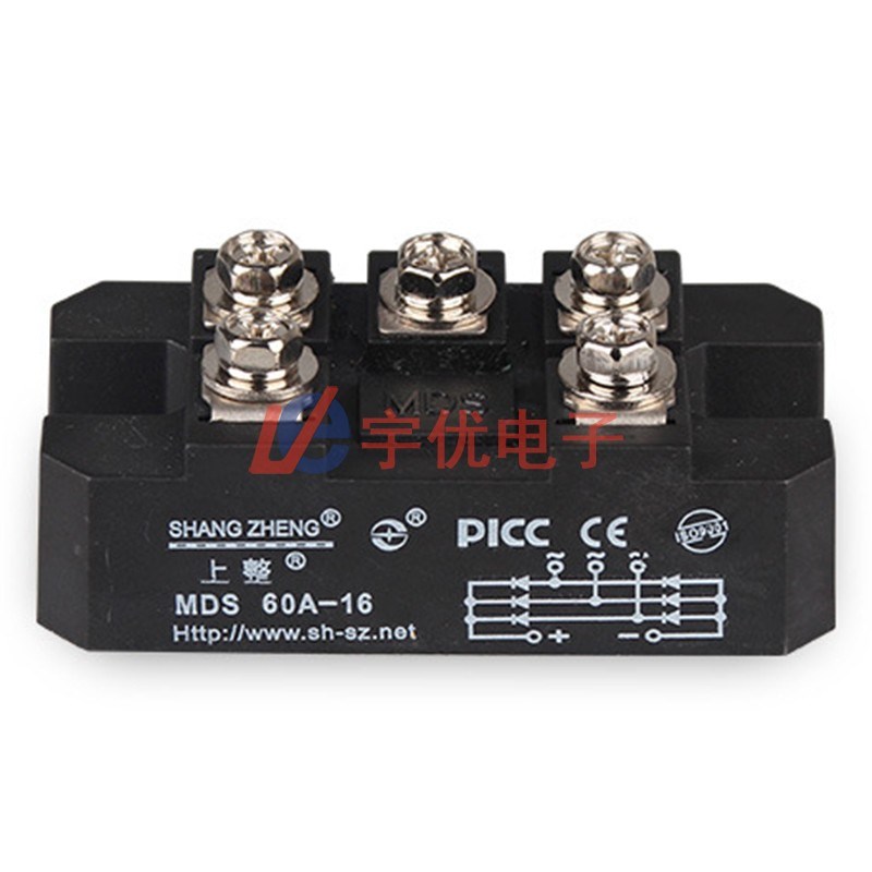 现货MDS60A-16上整三相整流桥模块  整流模块MDS60A1600V 原装