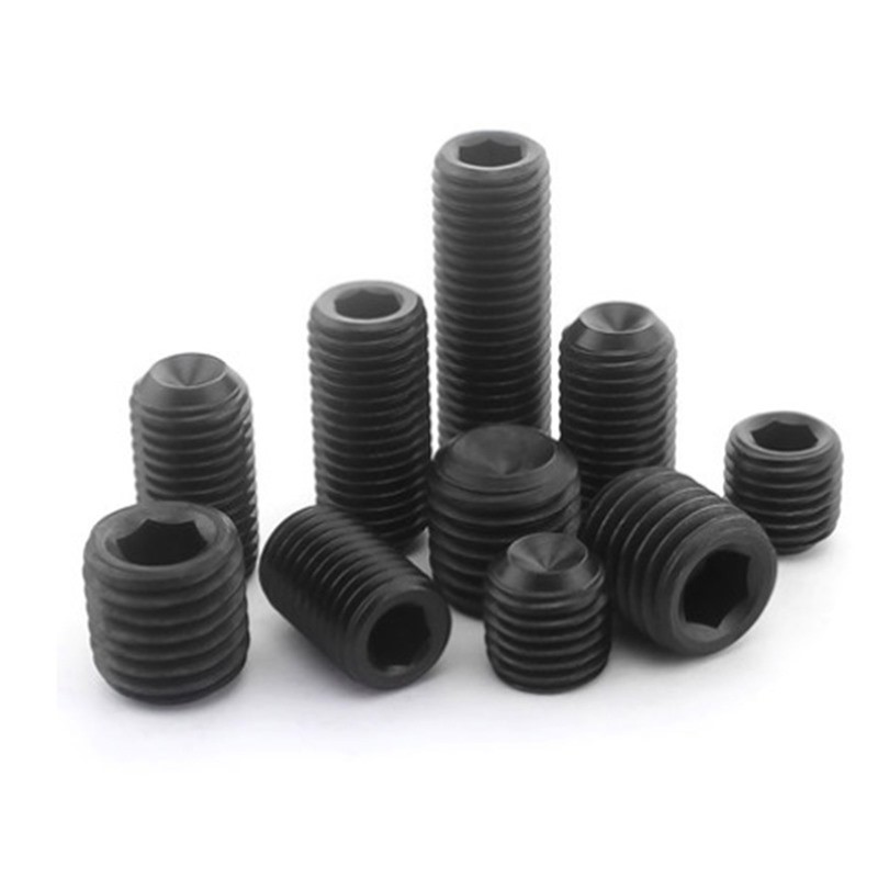 2.9级内六角紧定螺丝凹端机米无头螺丝止付螺丝内六角顶丝M4-M20