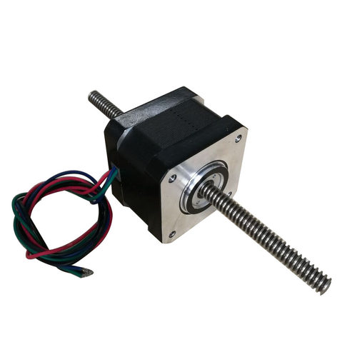 42贯通丝杆电机 导程159 小导程 丝杆直径635 42贯通式丝杆电机