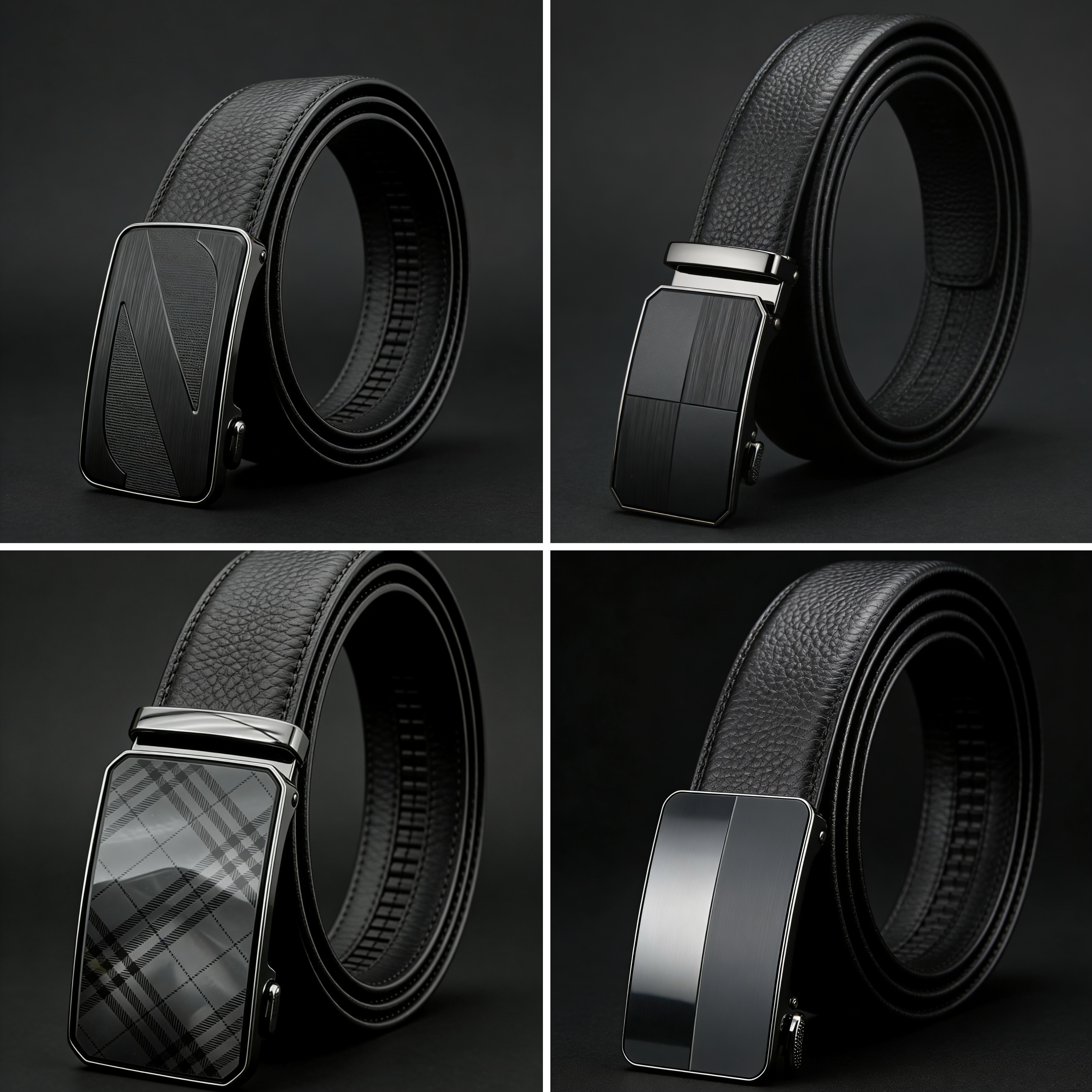 2026新款男士真皮皮带自动扣腰带商务休闲皮带内穿裤带男3.5cm宽