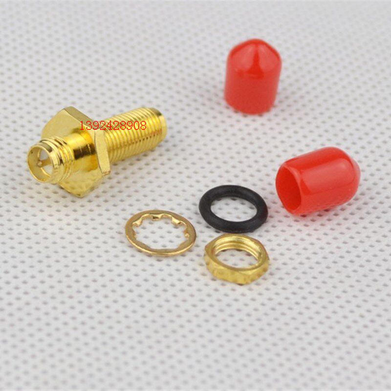 RF射频RP-SMA-KKY同轴50欧姆AP跳线转接头 高频SMA母反极转母信号