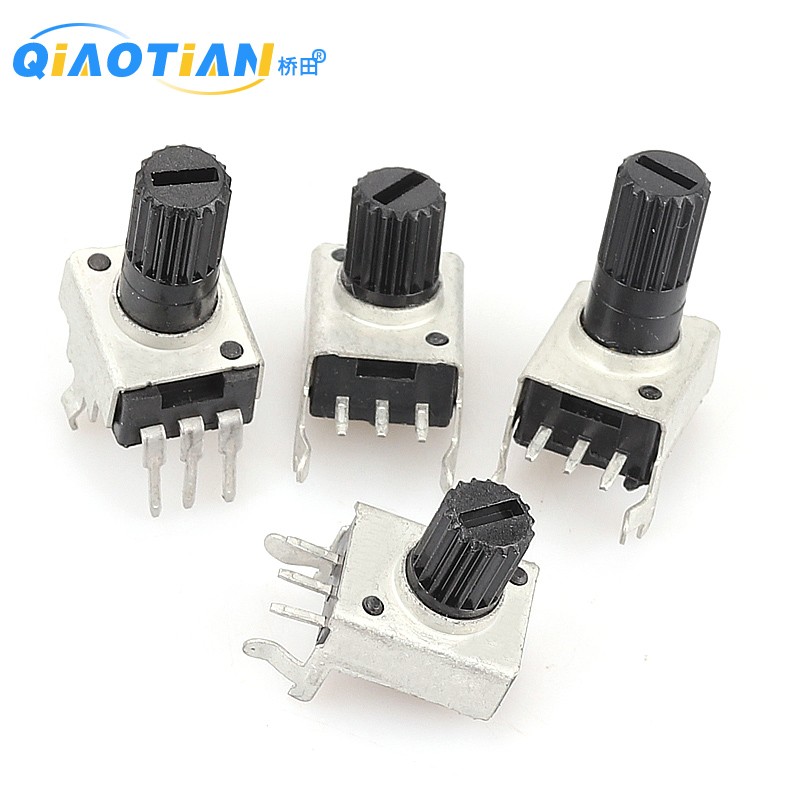 0932电位器可调电阻 立式 5K 10K 50 100K 3脚长柄12.5MM RV09型