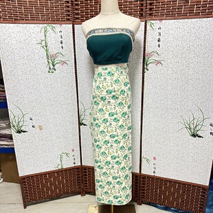 傣族服装女套装刺绣抹胸半身裙工作服传统傣族舞台表演拍照日常装