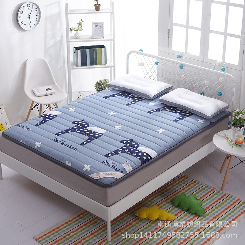 新款全棉老粗布床垫直销 加厚软床垫单双人学生床垫榻榻米定制