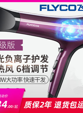 飞科6273/6275吹风机大功率家用发廊负离子冷热风电吹风筒不伤发