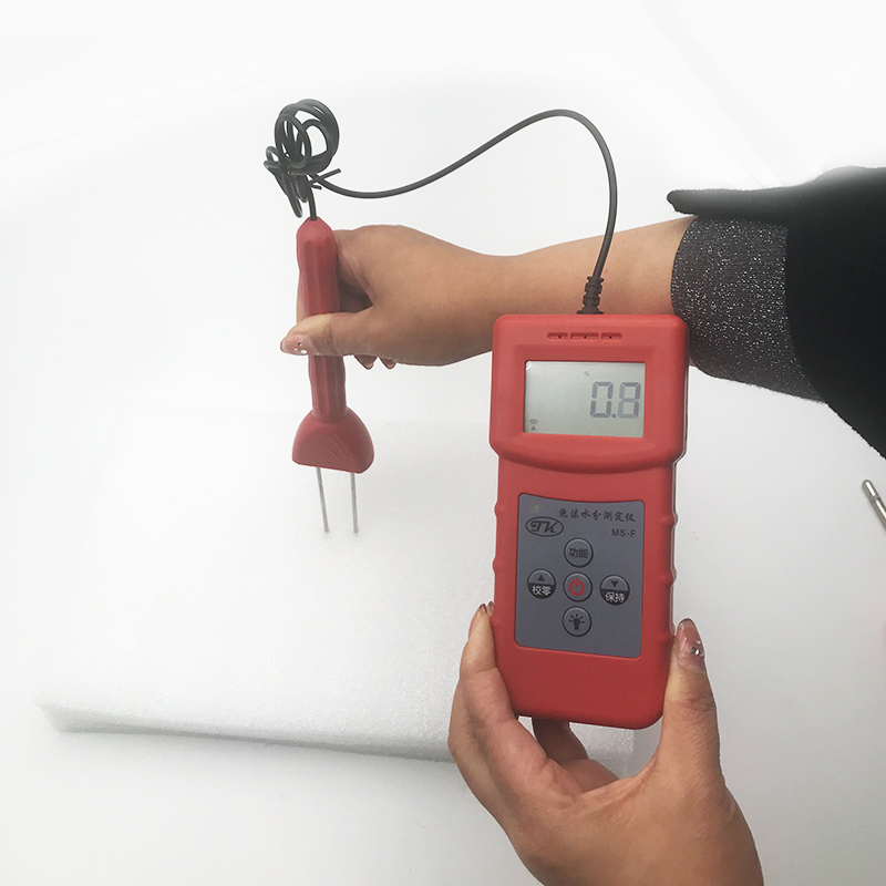 (拓科)MS-F泡沫专用水分测定仪塑料泡沫保利龙海绵水份检测双针