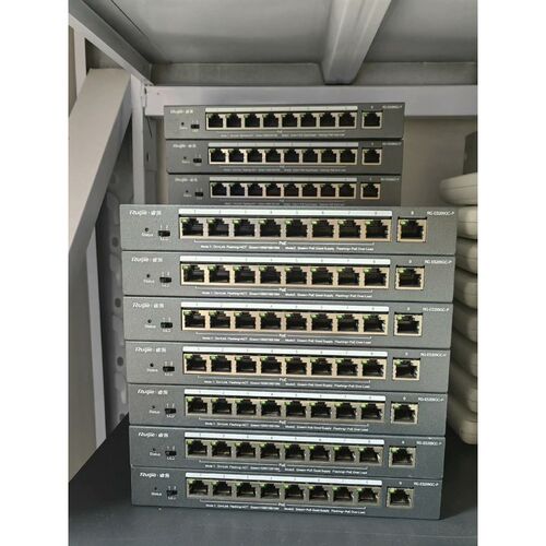 家里闲置锐捷睿易RG-ES209GC-P 8口千兆poe交