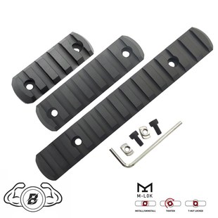 暴君M-LOK导轨 CNC导轨金属导轨精击MK8 MI 鱼骨轨道SLR ARPG越狱