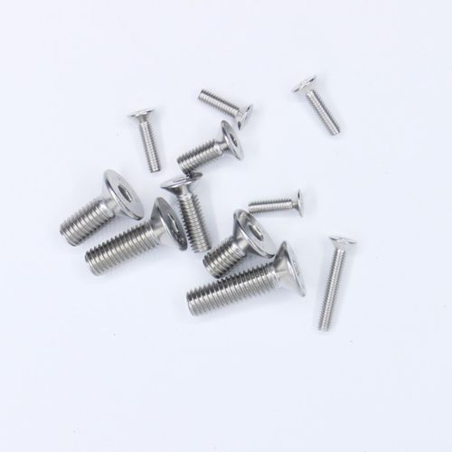 304不锈钢沉头平头M2M2.5内六角螺钉DIN7991平杯全牙内六角螺丝钉