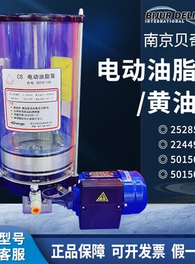 正品南京贝奇尔CS电动油脂泵25218干油黄油泵浓油泵22449/25285-1
