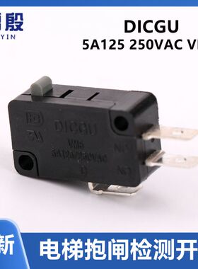 DICGU微动开关 行程限位5A125 250VAC VM5抱闸检测开关星玛奥的斯