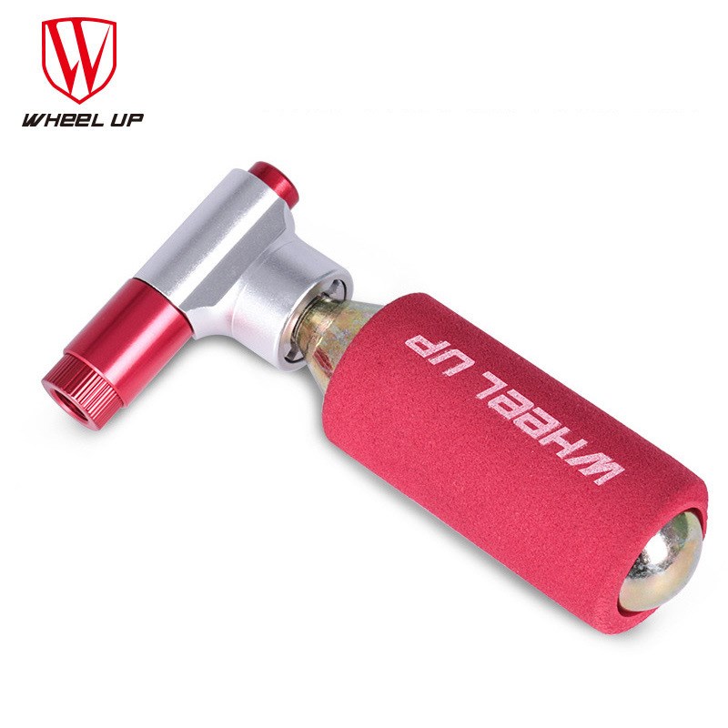 自行车二氧化碳CO2迷你打气筒法嘴充气嘴便携山地车骑行装备仅嘴