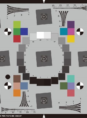 ISO12233标准版增强版扩展版2014E-SFR分辨率测试卡标定板chart