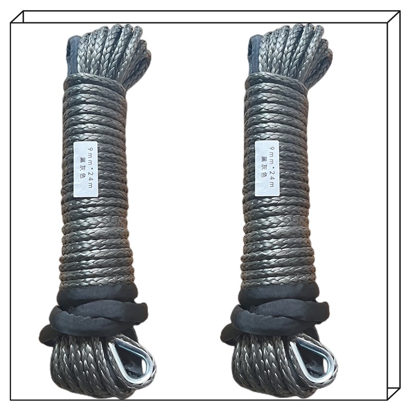 绞盘绳尼龙绳纤维绳高强度拖车绳高强度专用牵引绳越野绞盘绳子