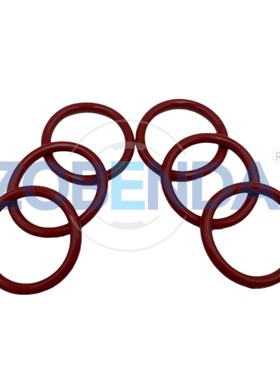 红色硅胶 耐高温O型圈外径52/55/56/57/58/60*2.4mm