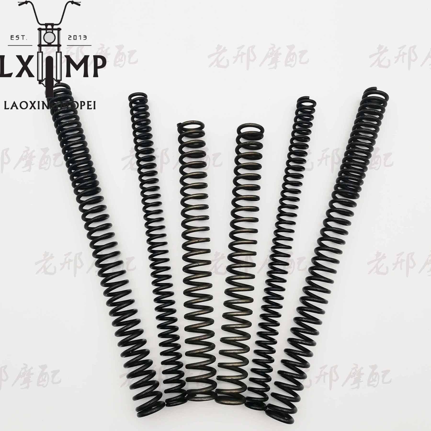 三阳飞度4 5 fiddle4 5加强减震弹簧火凤凰FNX150 前避震器防打底