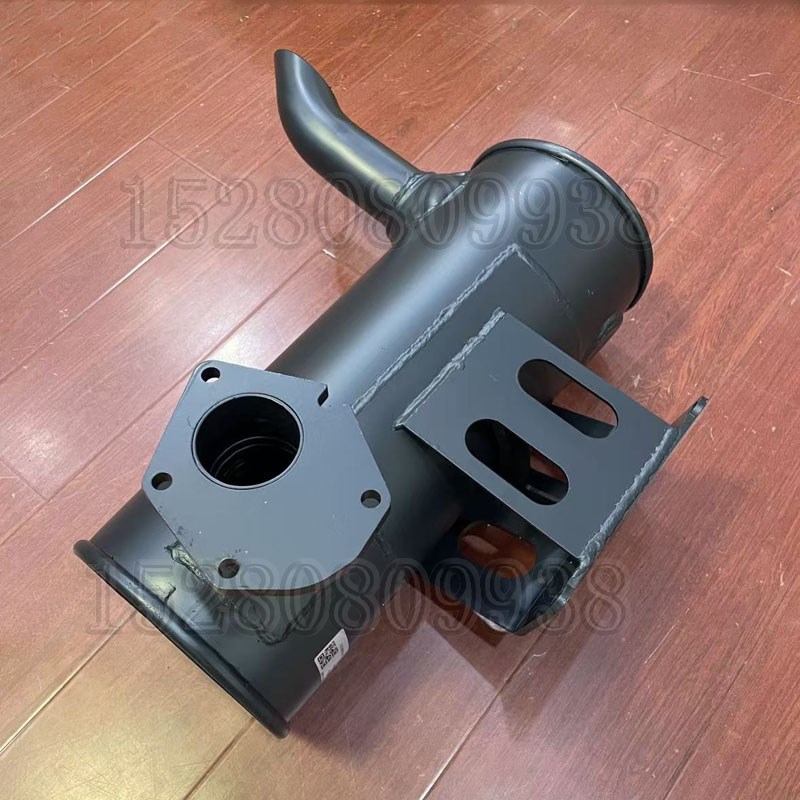 新源C70/B70SW/-8-9轮式挖掘机勾机配件 发动机消声器总成排气管