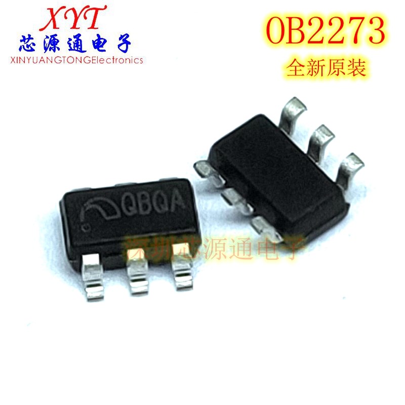 原装 OB2273MP 丝印:QBPA OB2273 液晶电源管理芯片 贴片SOT-23