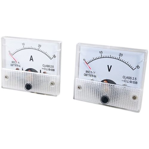 指针式 85C1电流/电压表头 30A/30V 100uA直流电压电流小表头