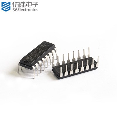 直插 CD4052BE HEF4052 DIP-16 多路复用器/信号分离器