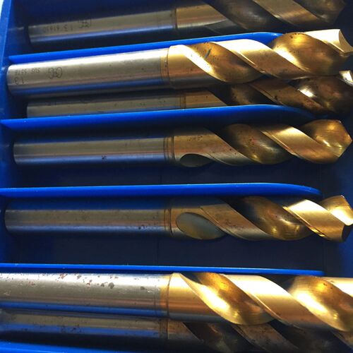 13进口二手旧钻头 直柄麻花钻 镀钛钻 高速钻