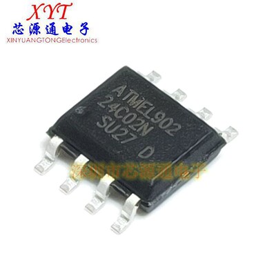 全新 AT24C02 AT24C02BN-SH-T 24C02N 贴片SOP-8 存储芯片IC