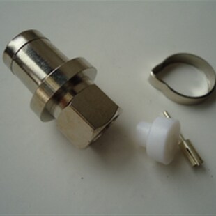 带铜针子 放大器专用接头有线电视插头 高品质F头 9公制F头