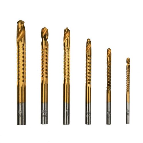 手电钻钻头麻花钻4套装5高速钢6木工8mm多功能金属扩打孔拉槽锯齿