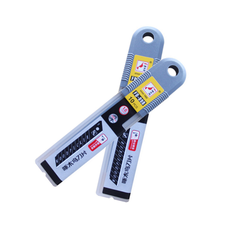 啄木鸟刀片FD-09B大号18mm宽各种厚度0.6mm0.7mm折断熔喷布刀片