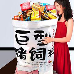 网红礼盒暑假送儿童女友生日礼物零食大礼包超大巨型整箱便宜小吃