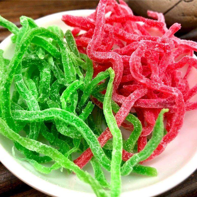 青丝玫瑰馅料青红丝果脯食用红丝绿丝200g五仁老式月饼碎桔皮糖