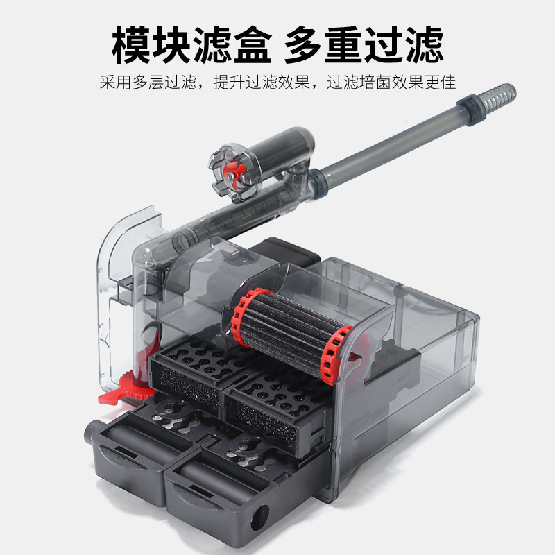 鱼缸过滤器三合一循环水泵小型专用坯布挂壁式净水系统过滤水泵,宠物/宠物食品及用品,过滤设备,淘宝优惠券,粉丝福利购,淘宝优惠卷