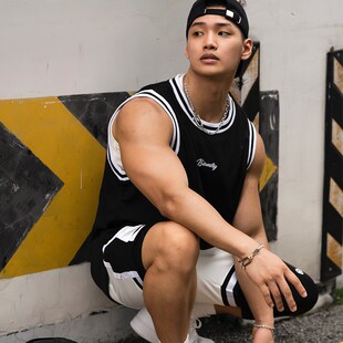 RAWNESS U形哑铃手链 欧美风钛钢轻奢手环嘻哈设计感手饰送男友潮