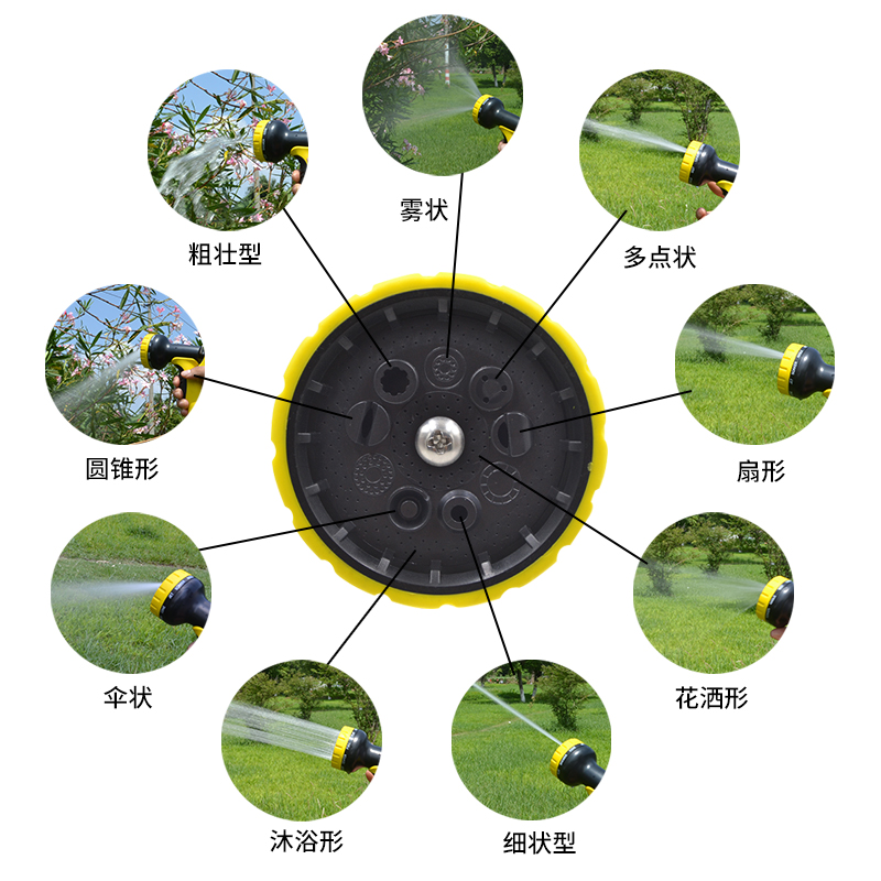 洗车水枪高压水抢家用浇花洗车刷车神器伸缩水管软管喷头高压水枪