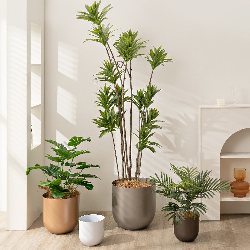 宜植堂租摆用花盆套盆外套装饰烤漆盆高级感轻奢简约圆形大口径盆,鲜花速递/花卉仿真/绿植园艺,花盆,淘宝优惠券,粉丝福利购,淘宝优惠卷