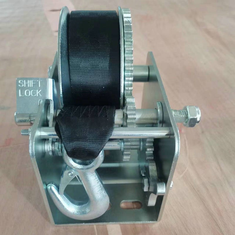 手摇绞盘手柄双向自锁式小型便携式卷扬机手动钢丝绳牵引升降机