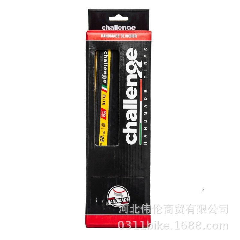 意大利 challenge 700x25c公路车黄边胎 ELITE挑战者开口防刺轮胎