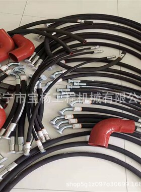 山推TY230 SD22推土机全车软管17Y-04-02000液压高压油管橡胶软管