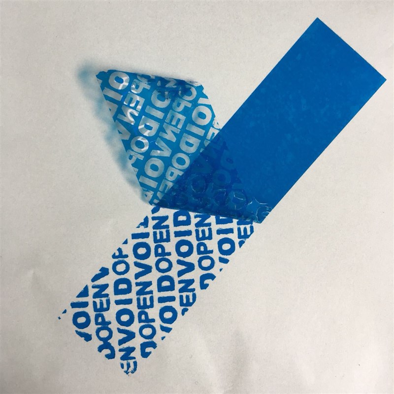 VOIDOPEN防伪胶带防拆箱防撕揭开留字运输安全保密防伪不干胶贴