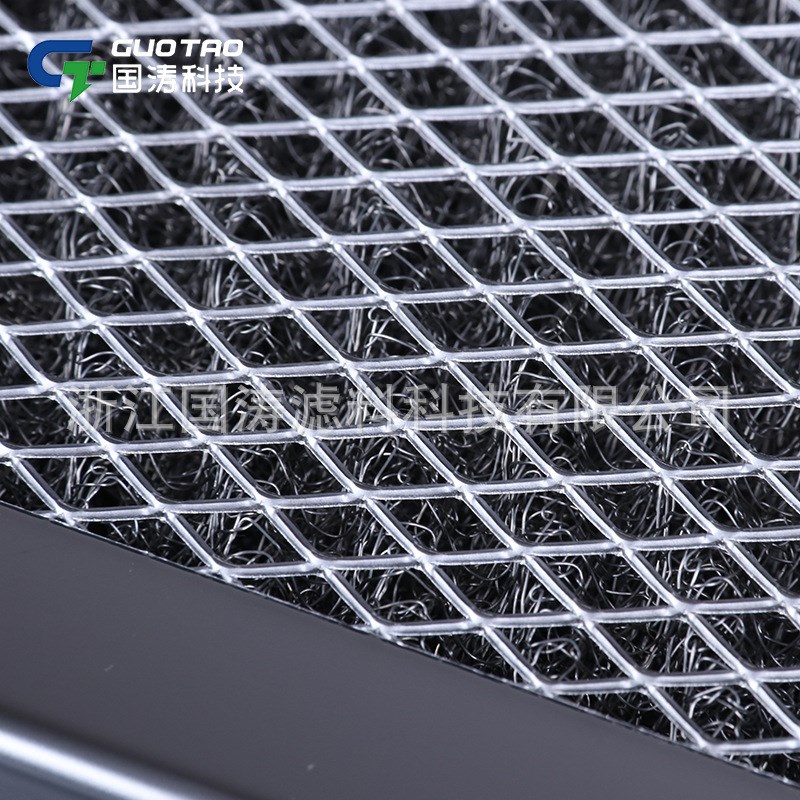 不锈钢滤网商超民用厨房油烟过滤网耐高温防火工业油雾粉尘过滤器