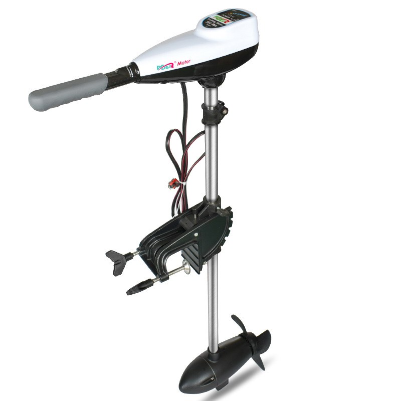 珀尔24V240无刷船用推进器船马达3匹船外机挂机钓鱼船橡皮艇挂机