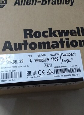 1769-L24ER-QB1B控制器罗克韦尔Allen-Bradley全新1769L24ERQB1