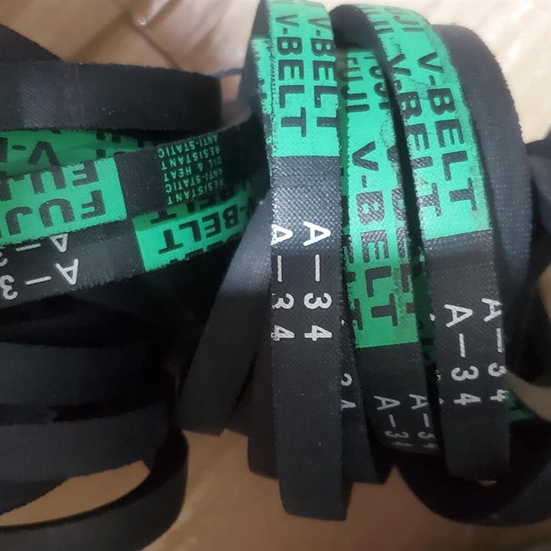 供应日本进口富士A-34抗静电三角带  A B C D型防爆防静电三角带