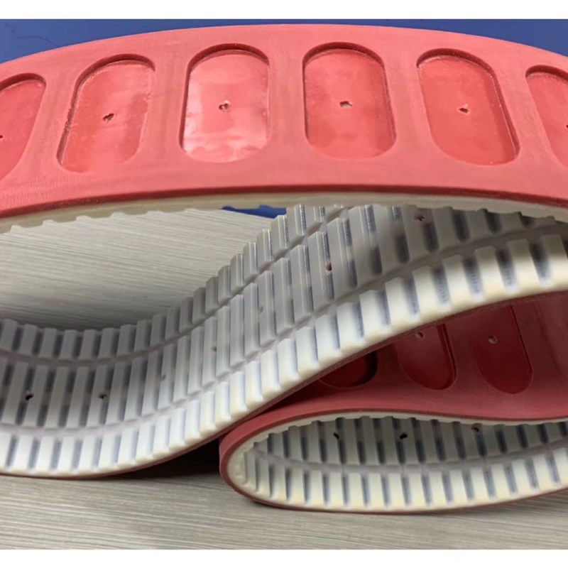 同步带加红胶 爬坡带 牵引带 玻璃磨边机同步带AT10 AT20 S5M 8M