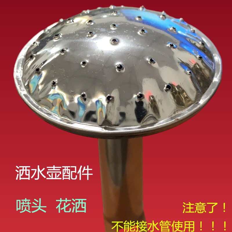 洒水壶家用浇菜浇花水壶淋花喷壶浇水壶不锈钢洒水桶喷壶配件