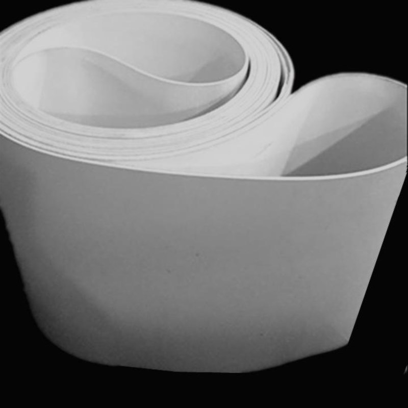 蓝色白色PU食品级输送带耐油耐切割食品包装分拣传送带切菜机皮带