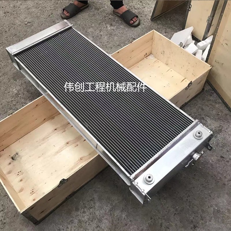 卡特挖掘机E320D2 323D 324D 325D水箱散热器液压油过滤网冷却器