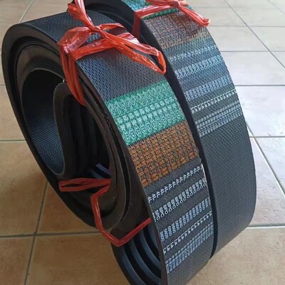 供应4LSPC5600联组破碎机用三角带,木工豪迈机械用联组橡胶带