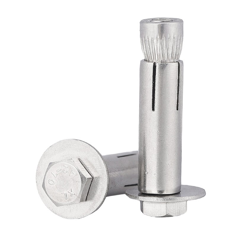 304/201不锈钢内膨胀螺丝M6内膨胀螺栓M8外六角内膨胀螺丝M10M12