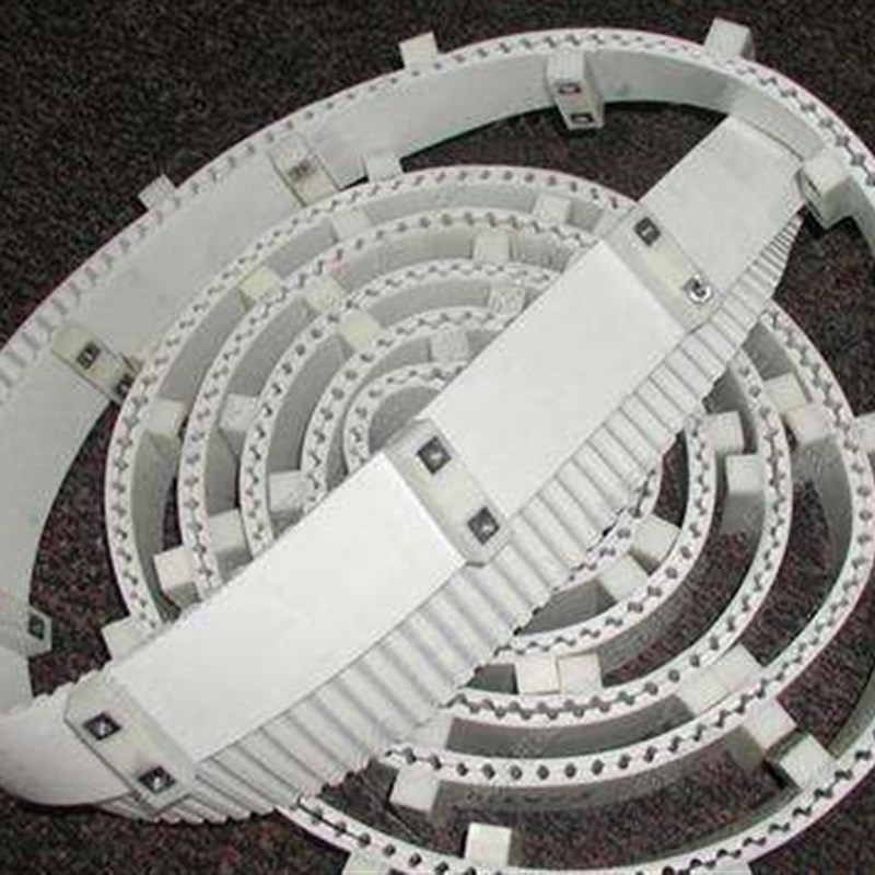 同步带螺母打孔加档块挡板 洗齿打孔异形传动带聚氨酯钢丝齿形带